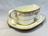 Noritake Barrymore Gravy Boat with Tray - Brand New!