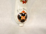 Antique Austrian Reservist Porcelain Tobacco Smoking Pipe Base and Bowl with Cap