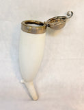Antique Austrian Reservist Porcelain Tobacco Smoking Pipe Base and Bowl with Cap