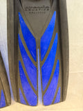 Atomic Aquatics Open Heel Split Fin - Size L, Blue