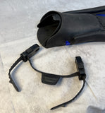 Atomic Aquatics Open Heel Split Fin - Size L, Blue