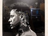 Neymar Jr. 18" x 12.5" Displate Metal Print - Brand New!