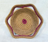 Hand-Woven Pine Needle Basket