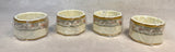 Noritake Barrymore Napkin Rings - Set of 4, Brand New!