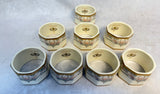 Noritake Barrymore Napkin Rings - Set of 8