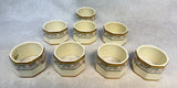 Noritake Barrymore Napkin Rings - Set of 8