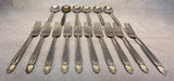 Vtg. Holmes & Edwards Inlaid Danish Princess IS Silverware - 16 Pieces