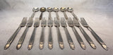 Vtg. Holmes & Edwards Inlaid Danish Princess IS Silverware - 16 Pieces