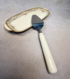 Noritake Barrymore Relish Dish & Cake Server