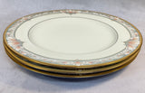 Noritake Barrymore 10" Dinner Plates - Lot of 3