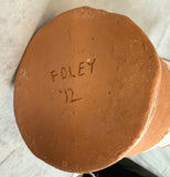 Large 21" Terra Cotta Vase with Southwestern Design