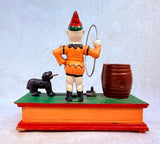 Trick Dog Cast Iron Mechanical Bank