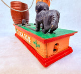Trick Dog Cast Iron Mechanical Bank