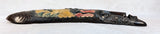 Carved Wood & Metal Face Masks with Giraffes - Set of 2