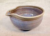 Glazed Stoneware Mixing Bowl with Pouring Lip