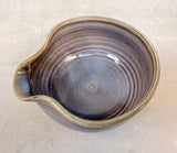Glazed Stoneware Mixing Bowl with Pouring Lip