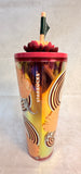 Flowery Starbucks Insulated Tumbler