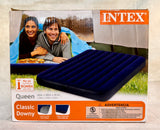 Intex Classic Downy Queen Size Air Mattress - Brand New!