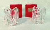 Mikasa Christmas Tree Crystal Votives - Set of 2, Brand New!