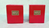 Mikasa Christmas Tree Crystal Votives - Set of 2, Brand New!