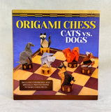 Origami Chess Cats vs. Dogs Game Set - Brand New!