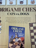 Origami Chess Cats vs. Dogs Game Set - Brand New!