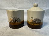 MCM Sugar and Creamer Nesting Set