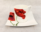 Red Vanilla Summer Sun Dinnerware Set - Lot of 27 Pieces