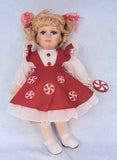 Heritage Signature Collection 13" Peppermint Twins Dolls with COA - Lot of 2, Brand New!