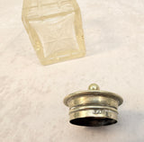 Victorian Silver Plate and Cut Glass Condiment Set