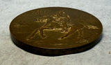Vintage John Wayne American 3" Bronze Medallion