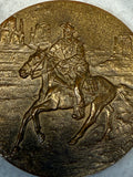 Vintage John Wayne American 3" Bronze Medallion