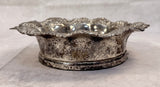 Vintage Silver Plate Grapes Wine Bottle Coaster
