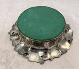 Vintage Silver Plate Grapes Wine Bottle Coaster
