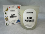 Homesick Just Married 13 oz. Scented Candle - Brand New!