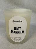 Homesick Just Married 13 oz. Scented Candle - Brand New!