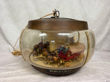 Budweiser Clydesdale Team Carousel Hanging Light Fixture - Works!