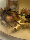 Budweiser Clydesdale Team Carousel Hanging Light Fixture - Works!