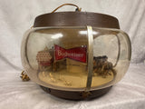 Budweiser Clydesdale Team Carousel Hanging Light Fixture - Works!