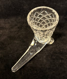 Toscany Cut Crystal Horn of Plenty Vase