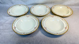 Noritake Barrymore 8.25" Soup Bowls - Lot of 5, Like New!