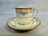 Noritake Barrymore Cups and Saucers - 6 Sets, Like New!