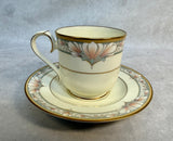 Noritake Barrymore Cups and Saucers - 6 Sets, Like New!