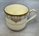 Noritake Barrymore Cups and Saucers - 6 Sets, Like New!