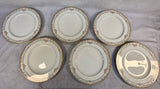 Noritake Barrymore 10" Dinner Plates - Lot of 6