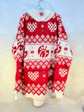 Chick-Fil-A Oversized Hooded Fleece Pull-over - Adult Size, Like New!
