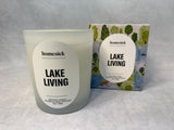 Homesick Lake Living 13 oz. Scented Candle - Brand New!