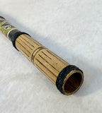 Bamboo Tribal Blow Dart Gun with Dart Holder