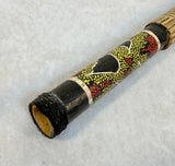 Bamboo Tribal Blow Dart Gun with Dart Holder