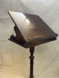 Bombay Company Mahogany Wood Tripod Lectern Stand–Podium Speech Book Music Holder